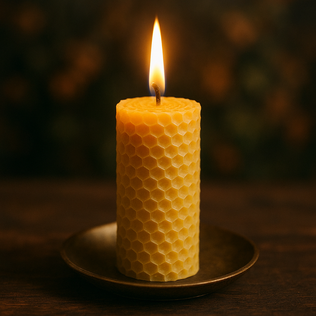 beeswax candle