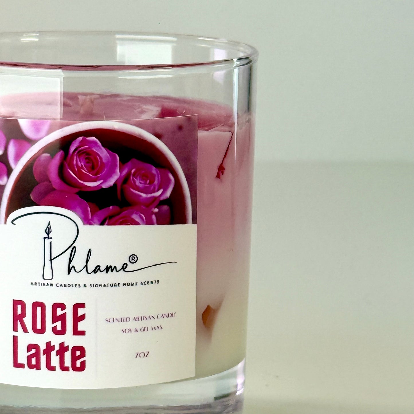 Rose Latte Candle