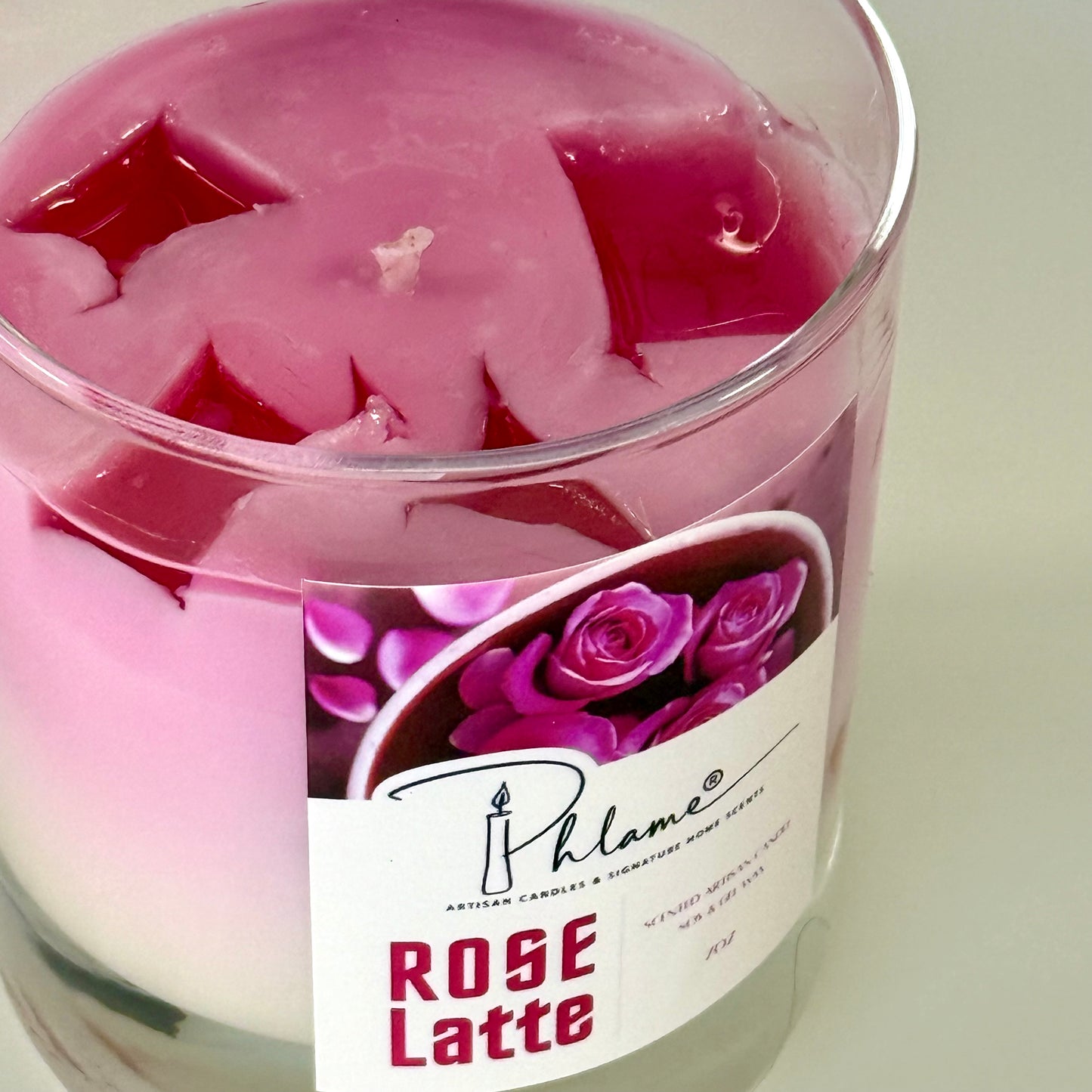 Rose Latte Candle