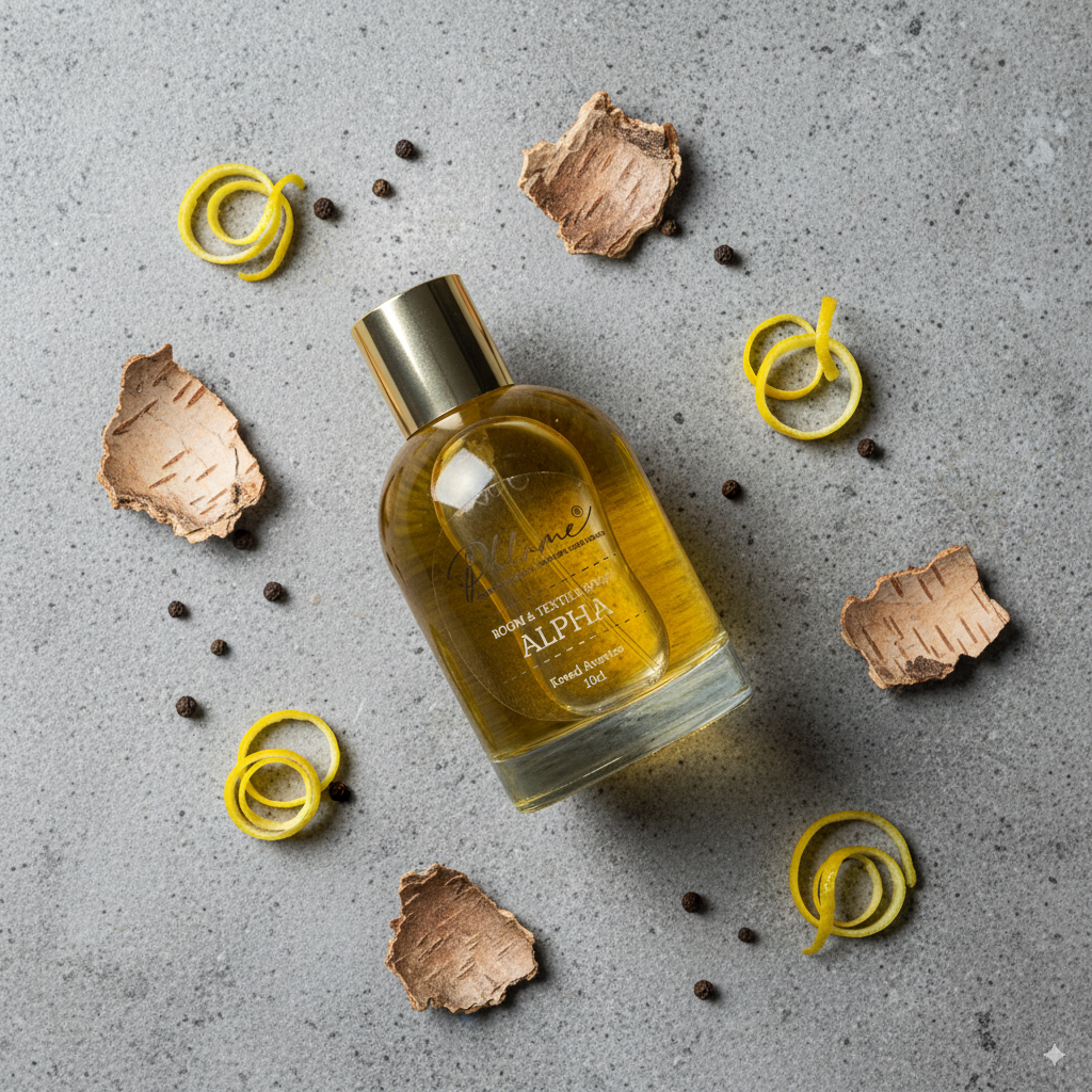 Bold artisan room and textile spray, handmade in the UK.