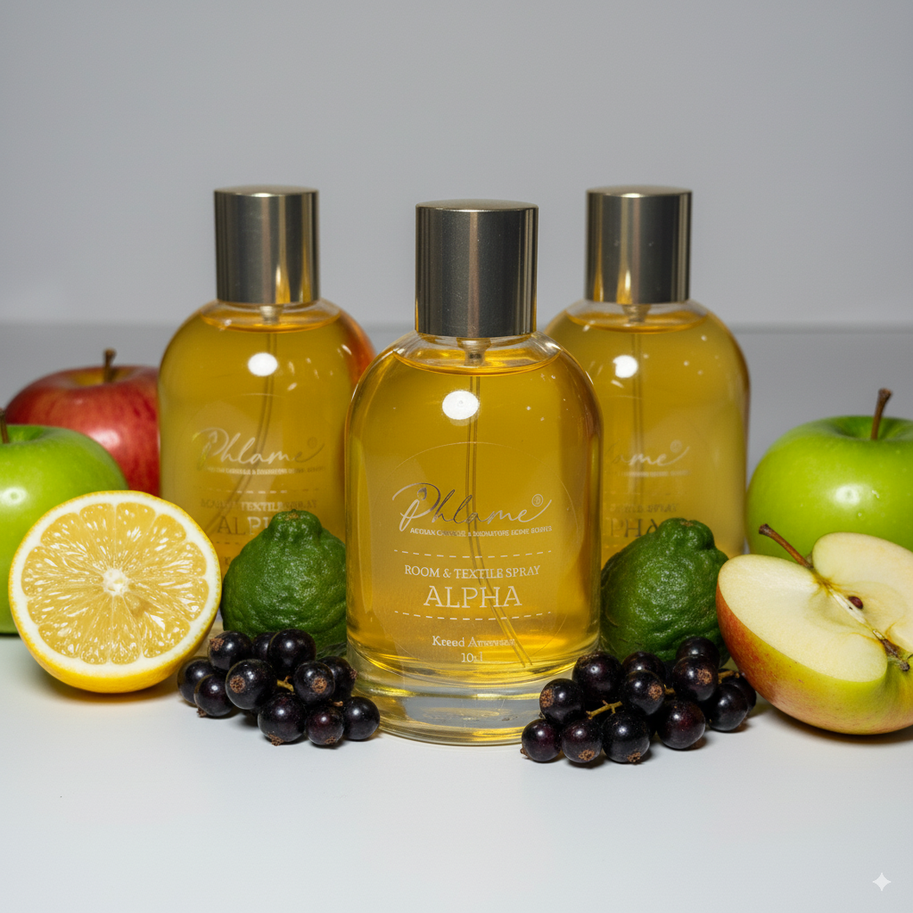 Luxury handcrafted room spray inspired by Kreed Aventos fragrance.