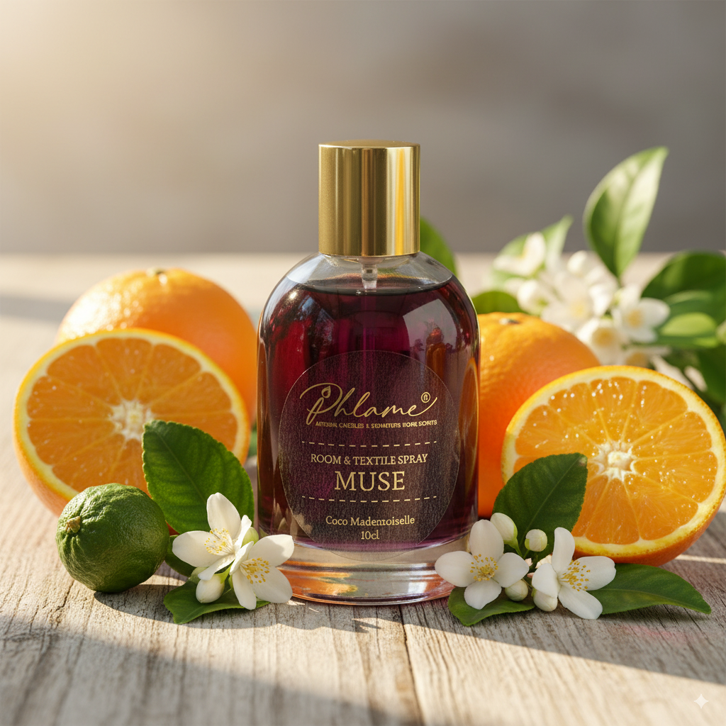 Timeless Coco Mademoiselle inspired room and textile spray, handmade in UK.