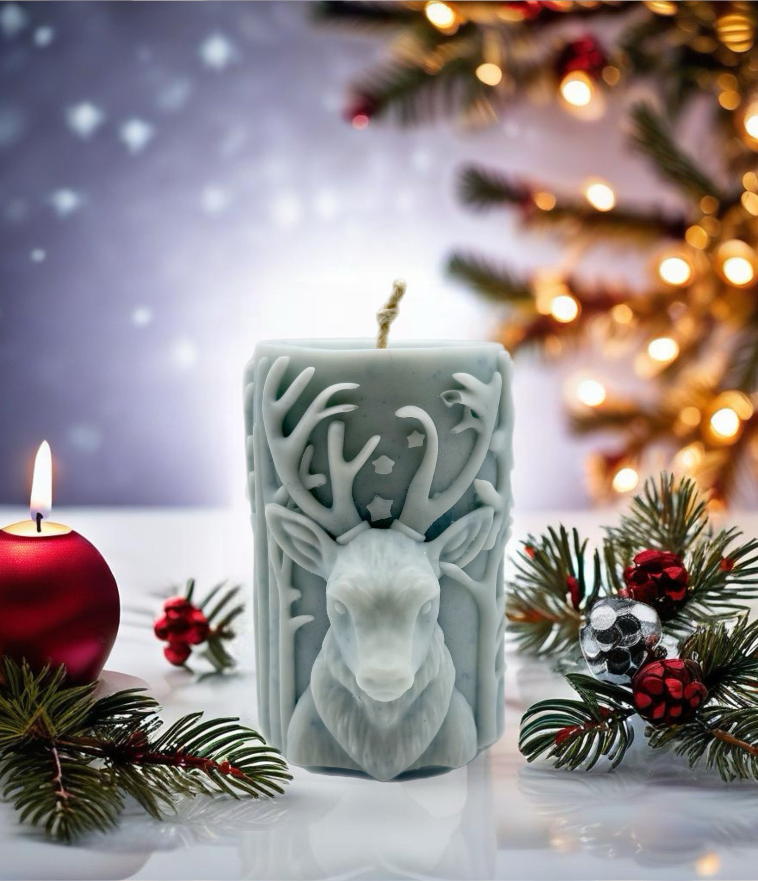 Christmas Pillar Candle Collection