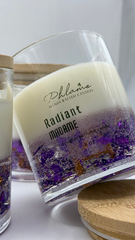 RADIANT MADAME designer perfume candle