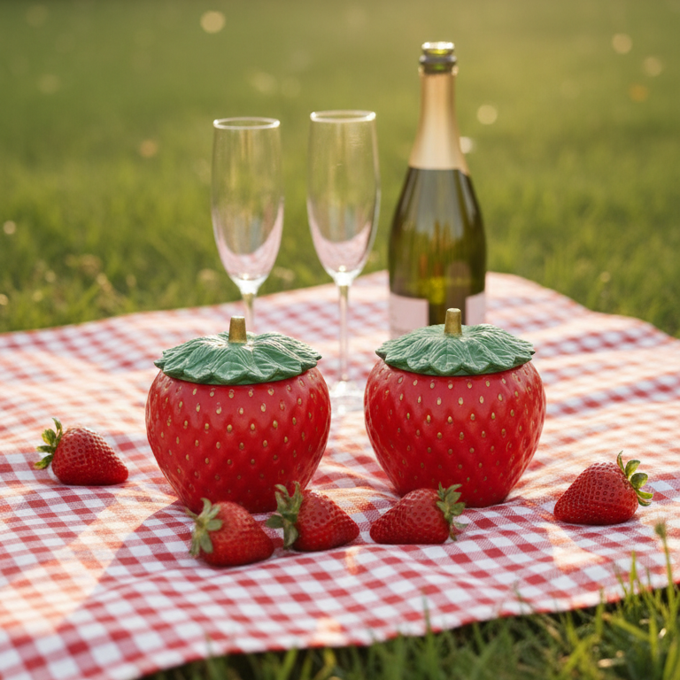 🍓 Strawberry Candle - Berry Trifle