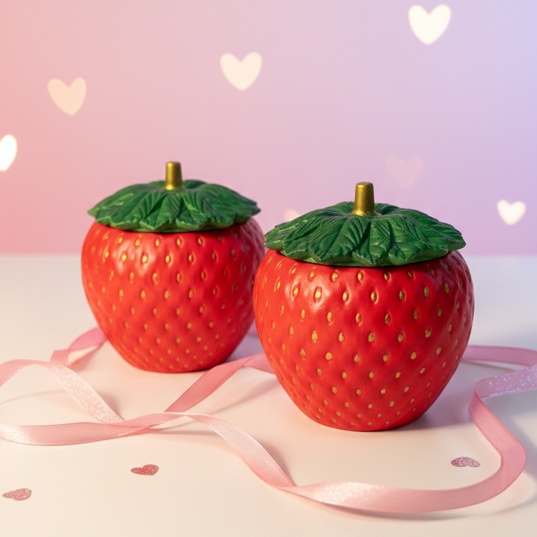 🍓 Strawberry Candle - Berry Trifle