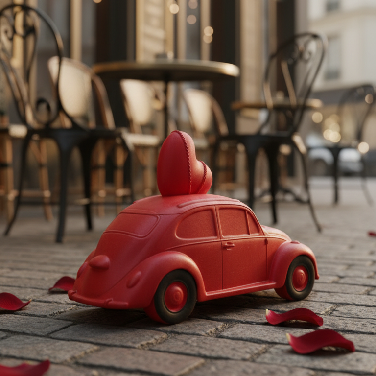 Love Car Candle Jar