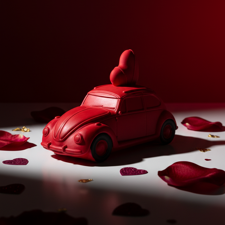 Love Car Candle Jar