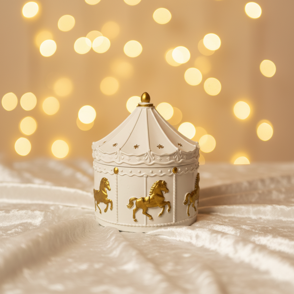 Christmas Carousel Candle