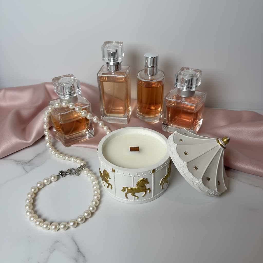 Christmas Carousel Candle