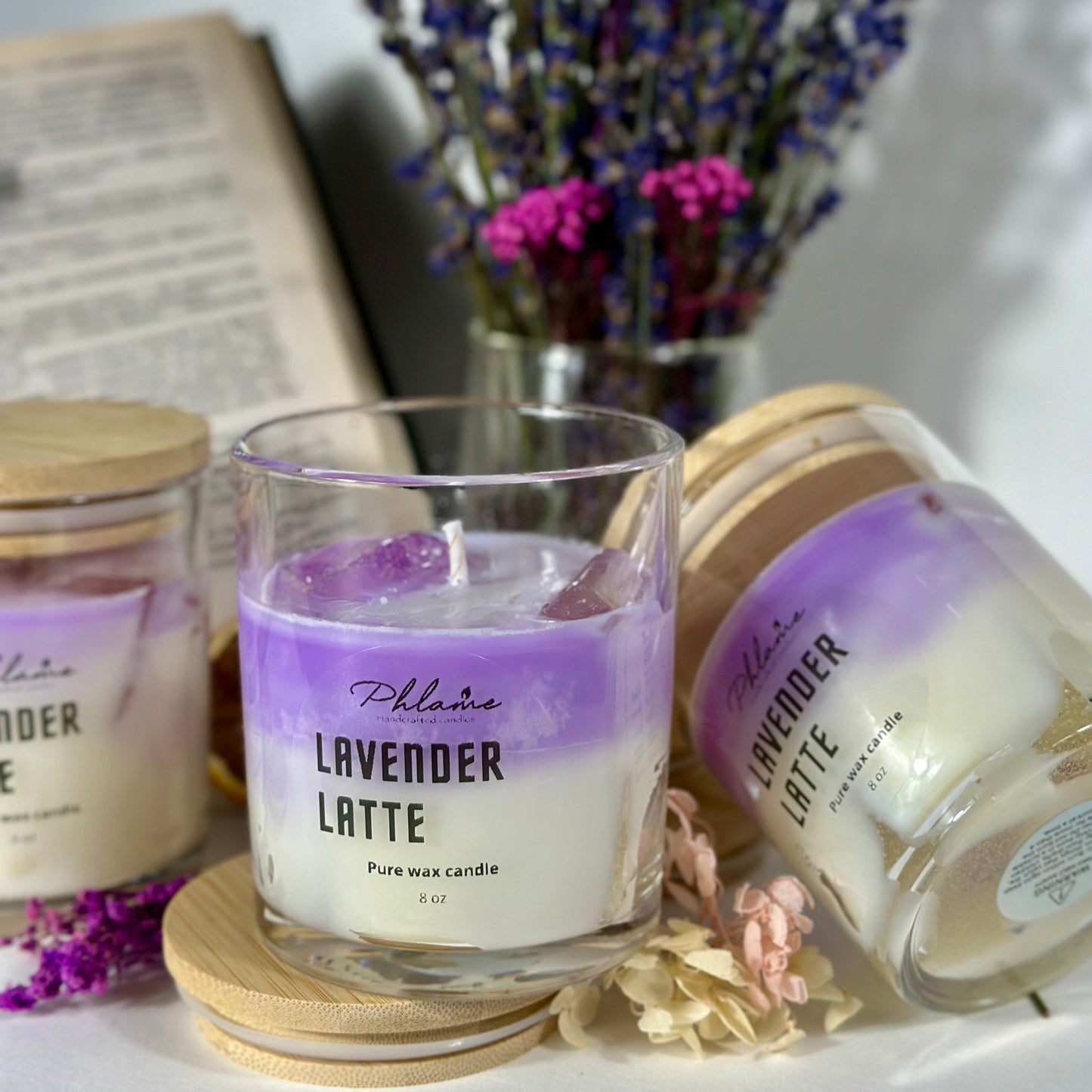 Lavender Latte Fragranced Candle