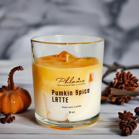 Pumpkin Spice latte fragranced candle