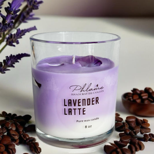 Lavender Latte Fragranced Candle