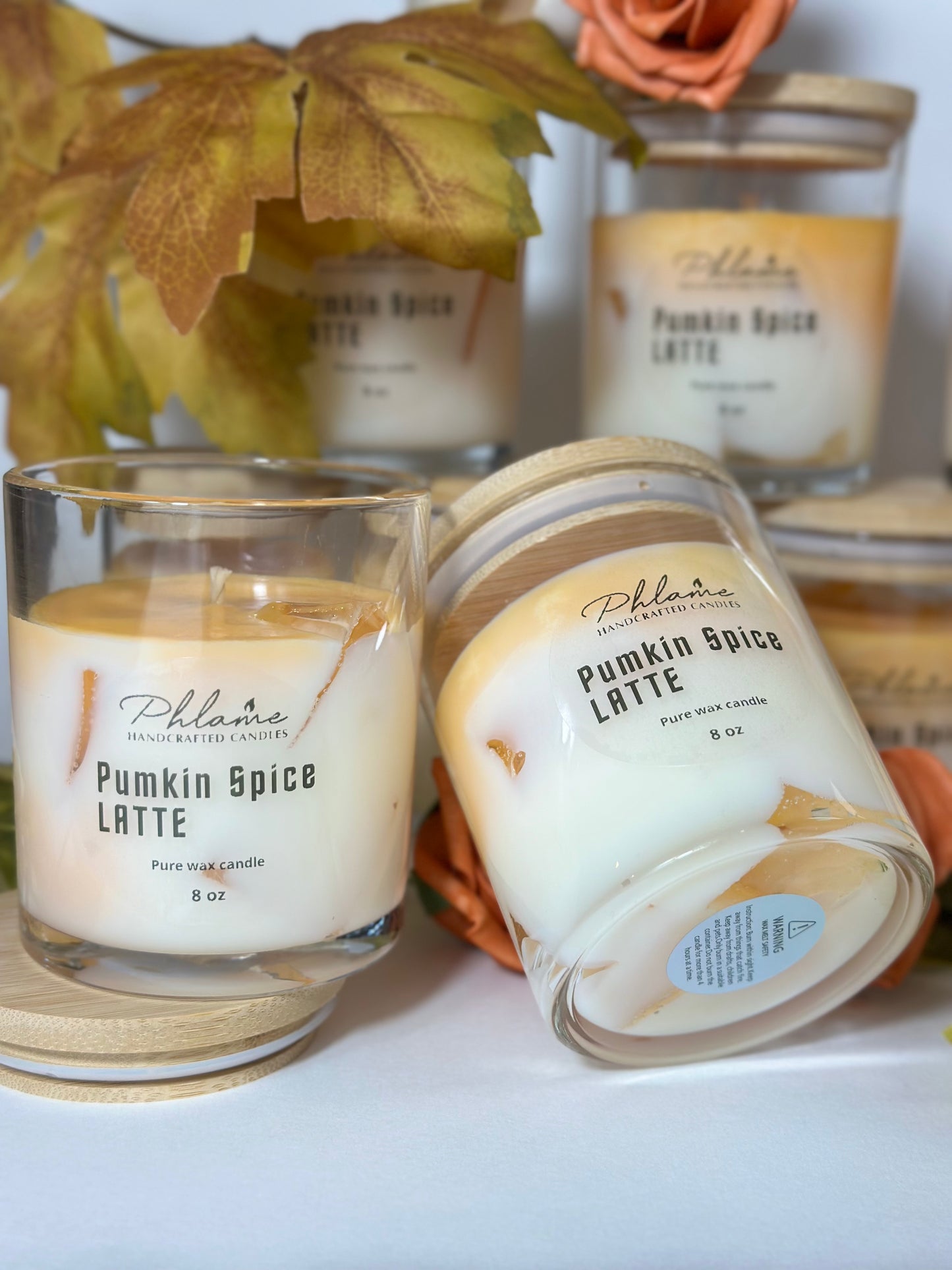 Pumpkin Spice latte fragranced candle