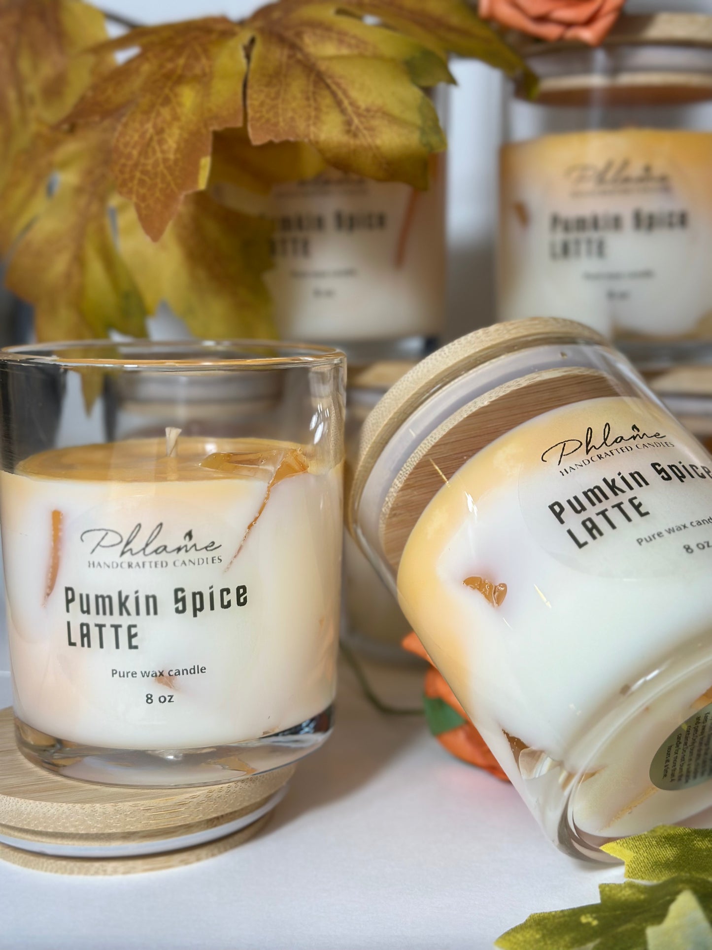 Pumpkin Spice latte fragranced candle