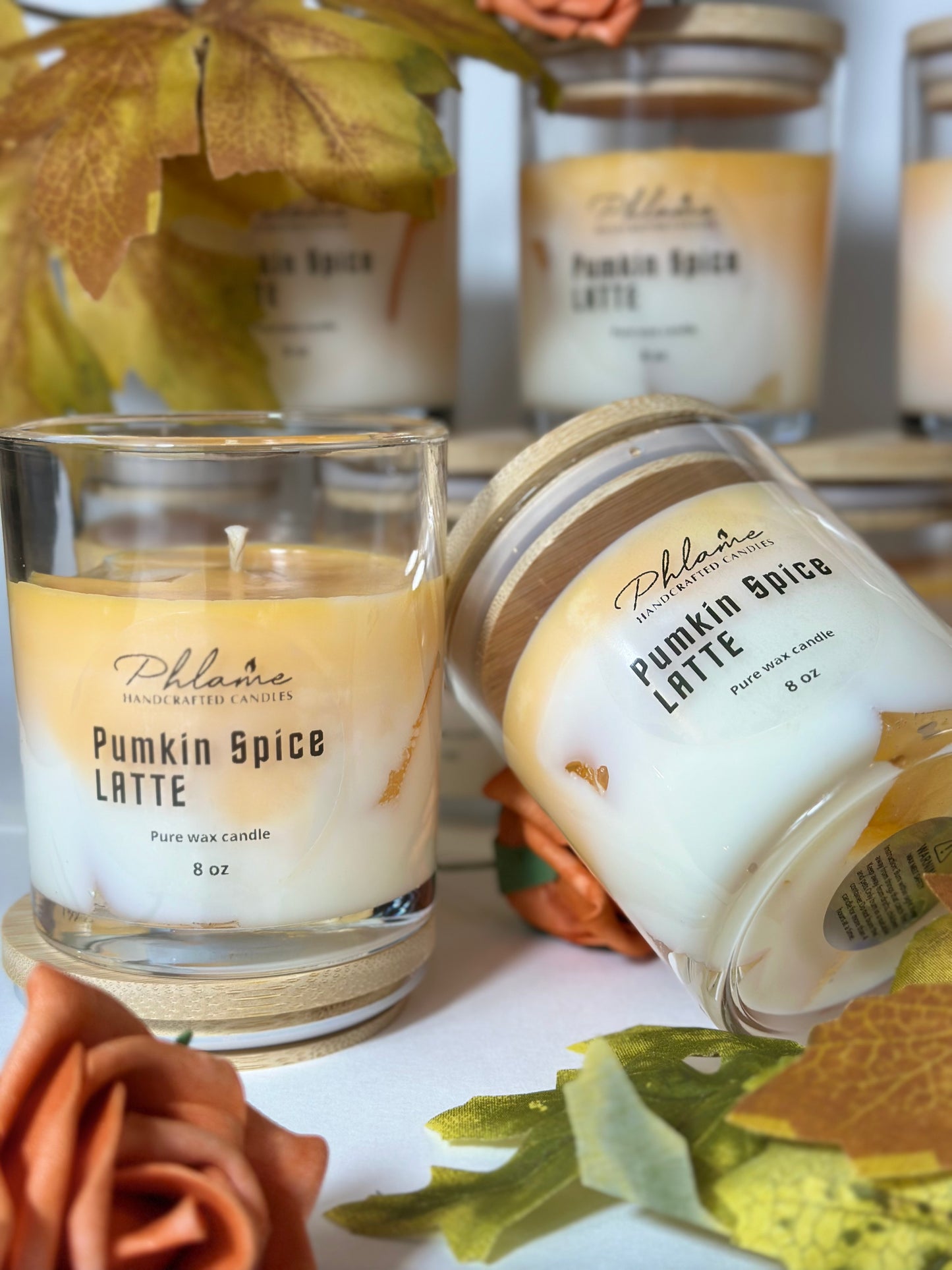 Pumpkin Spice latte fragranced candle