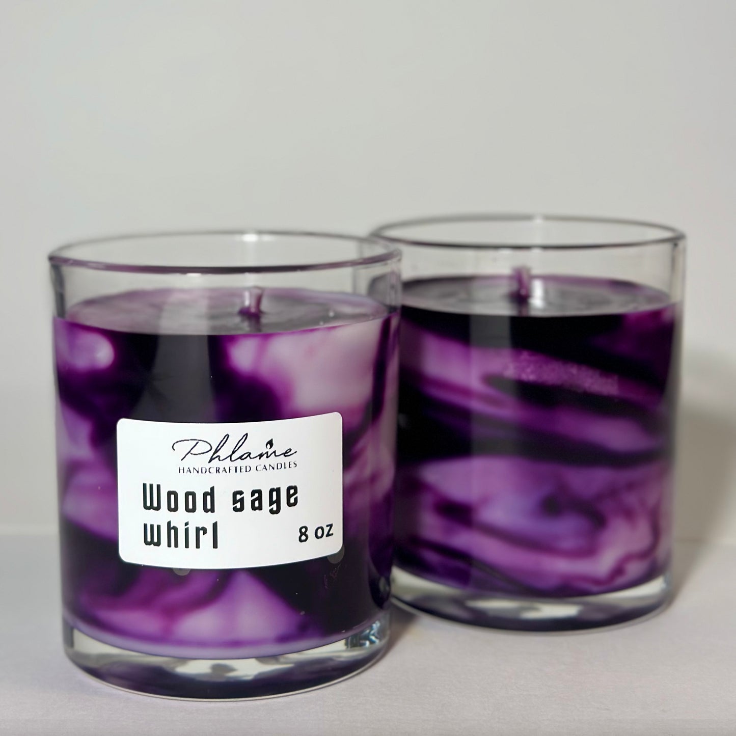 WOOD SAGE WHIRL fragranced candle