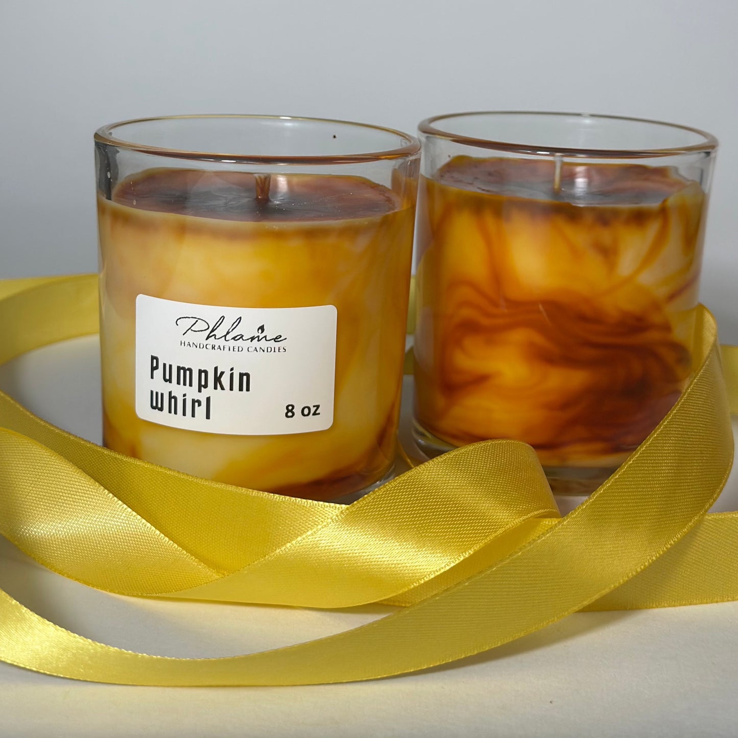 PUMPKIN WHIRL fragranced candle