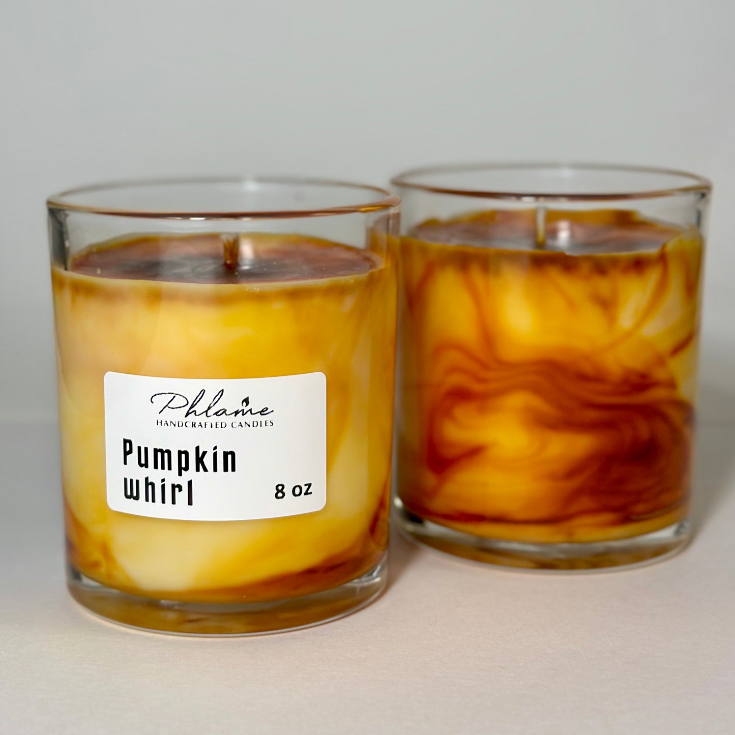 PUMPKIN WHIRL fragranced candle