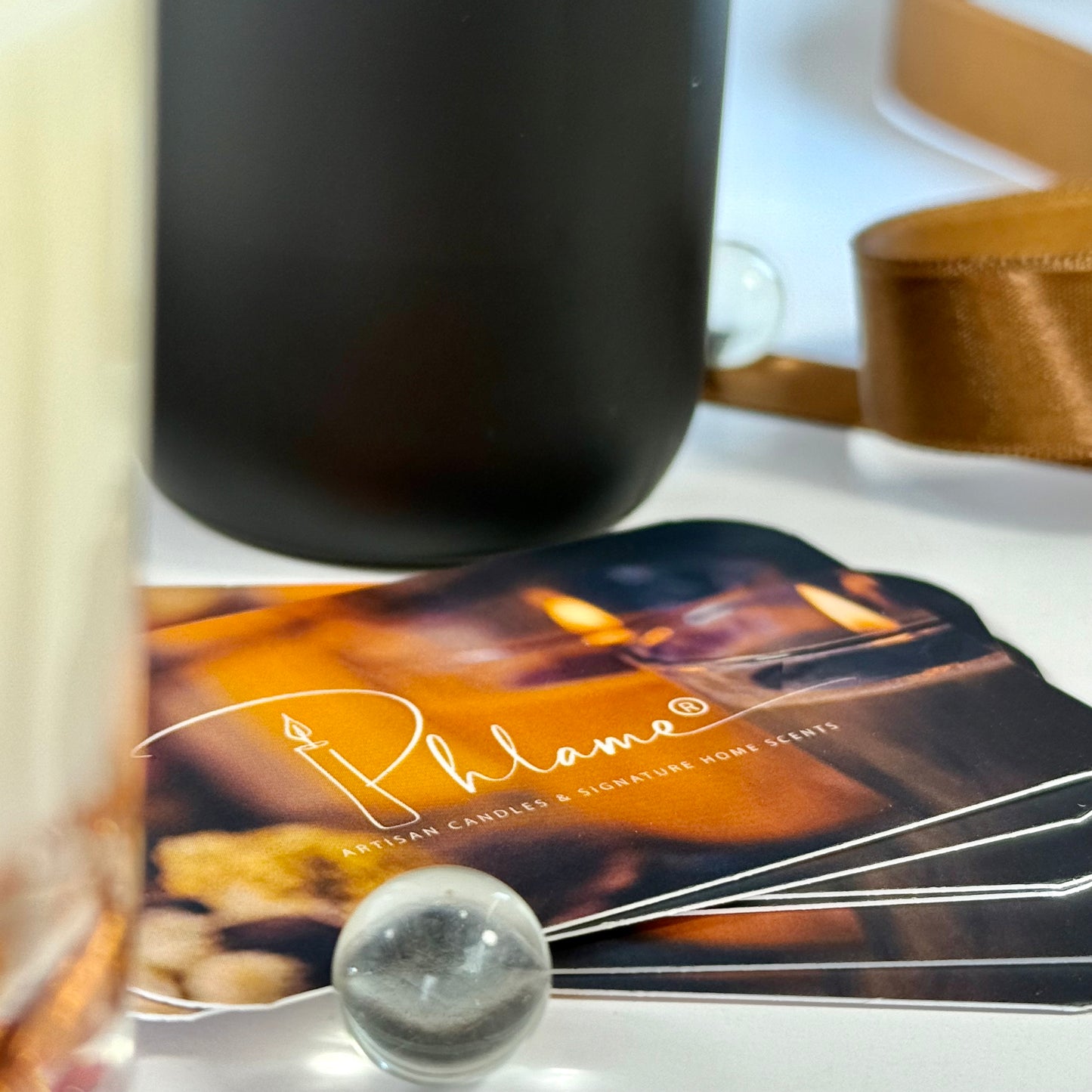 Radiant Cherry candle with shimmering red wax and gift-ready presentation.