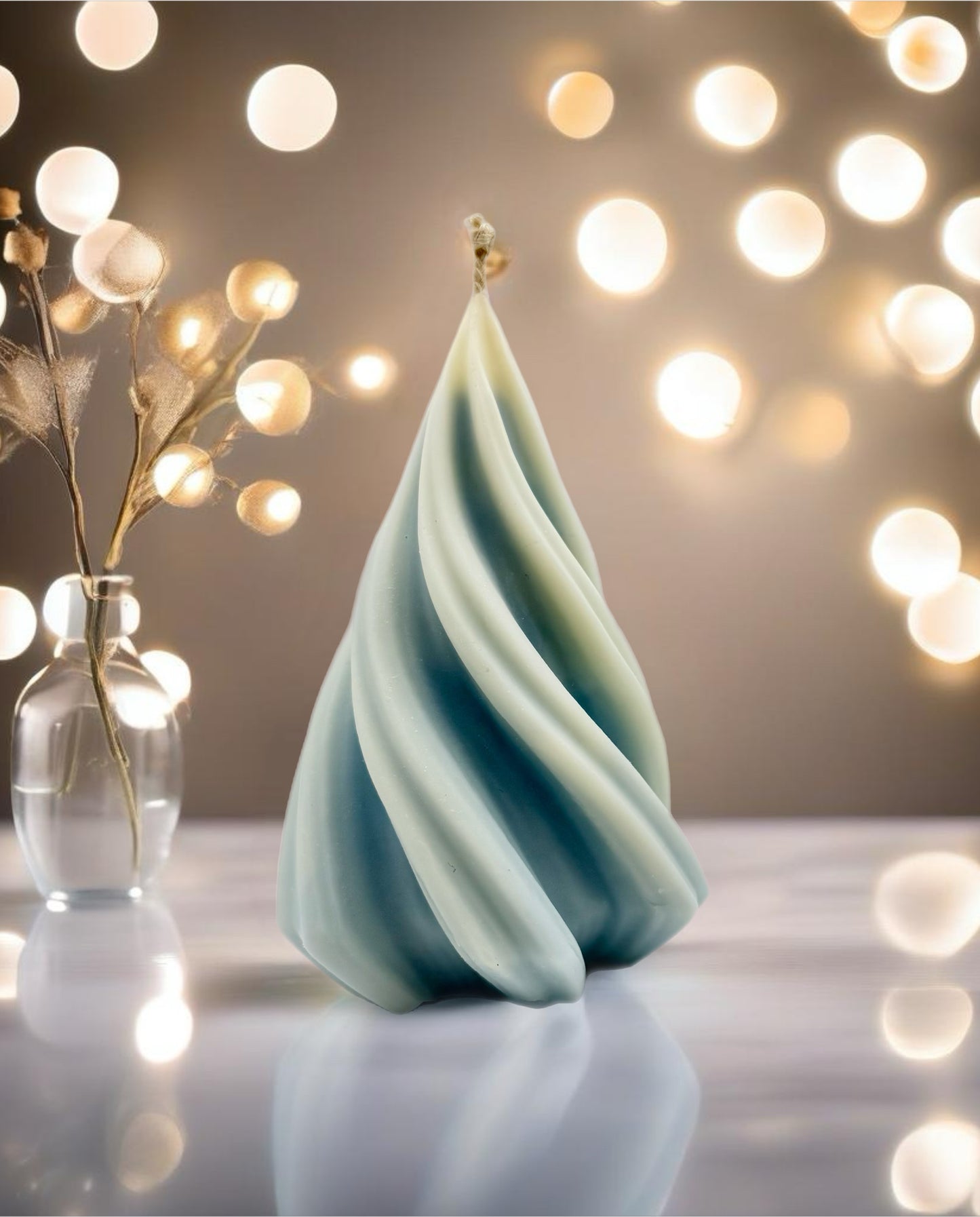 Twisted Evergreen Candle L