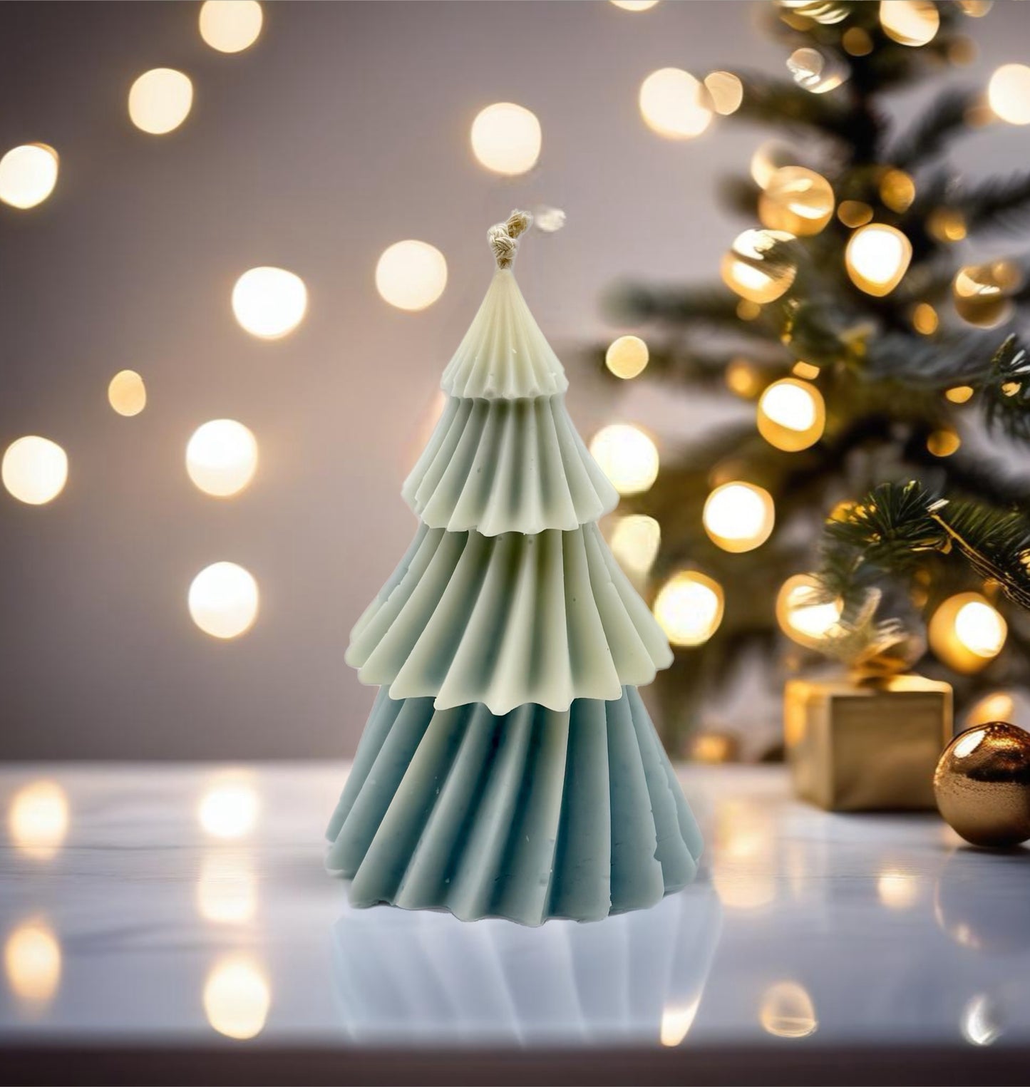 Layered Fir Tree Candle L