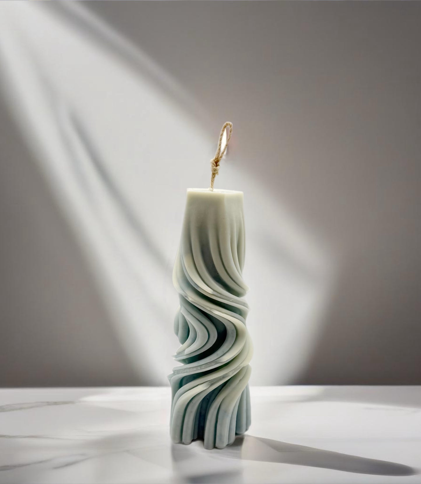 Twisted Spiral Pillar Candle